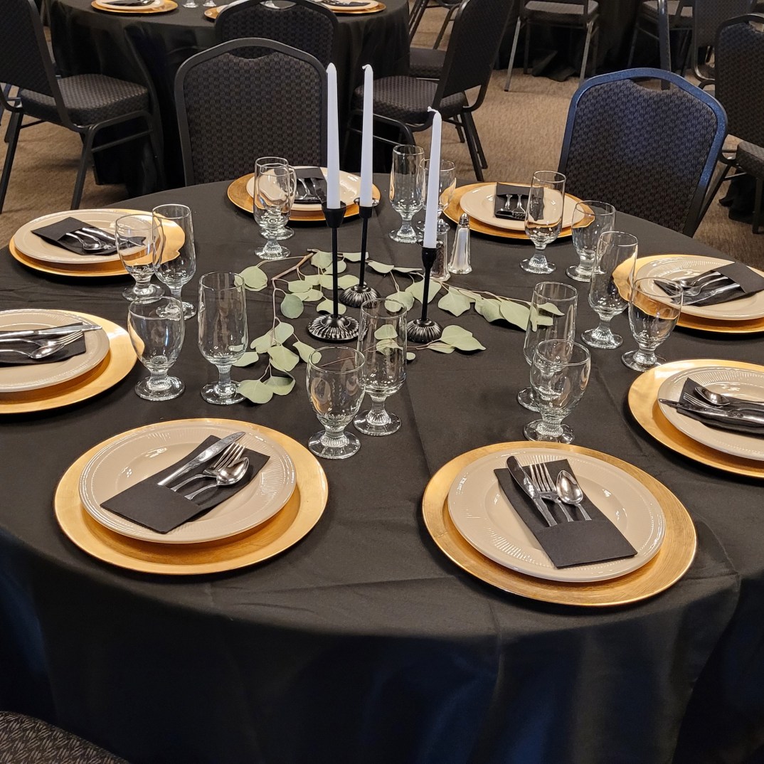 Plates, ready for dining